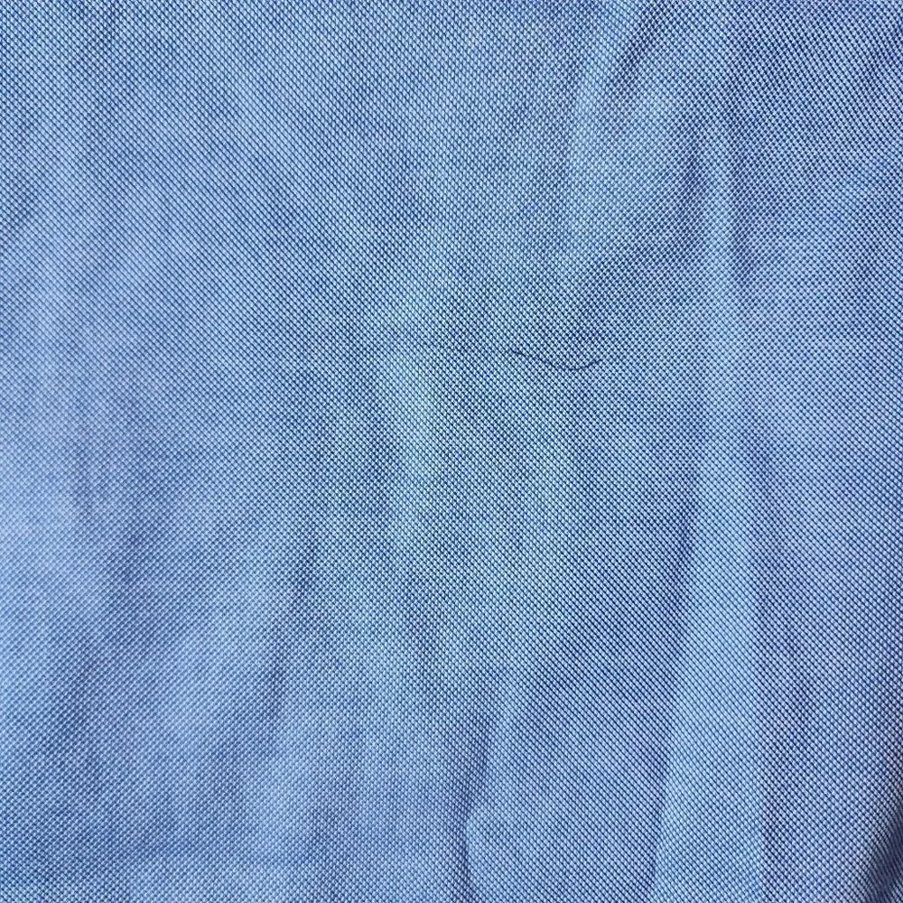 Banana Republic‎ Non Iron Slim Fit Blue Long Sleeve Button Up Shirt Size 17-17.5